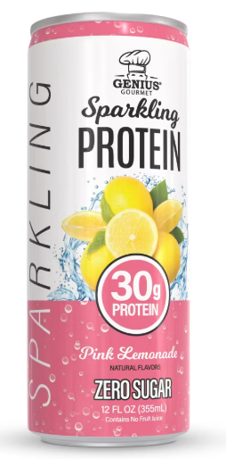 Genius Gourmet Sparkling Protein — Pink Lemonade